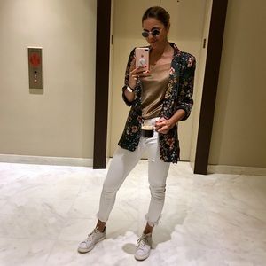 Zara Floral summer Blazer